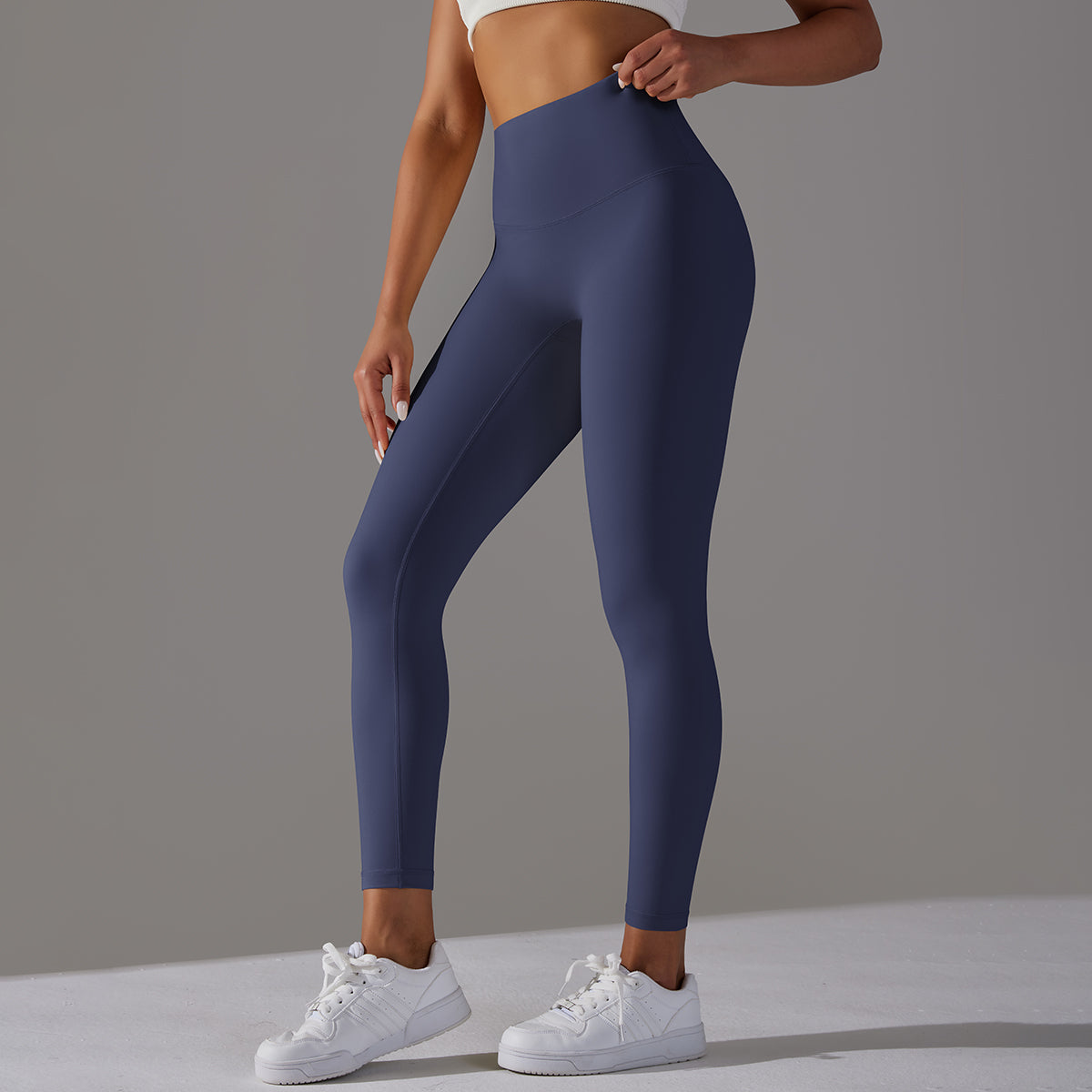 Everyday Seamless High-Waisted Leggings - Blue Rush